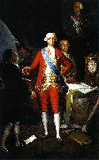 Francisco de Goya Portrait of Jose Monino, 1st Count of Floridablanca and Francisco de Goya oil painting on canvas